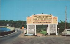 c1950s Bagnell Dam Osage Plant Lake of Ozarks Missouri sign autos postcard F35 picture