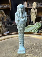 RARE ANCIENT EGYPTIAN ANTIQUES Shabti Ushabti Statue Egyptian Pharaonic BC picture
