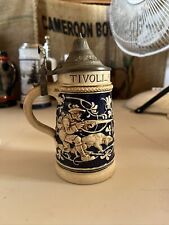 Vintage Tivoli Select Lager Beer Stein 1/4L  J.W. Remy 1900’s picture