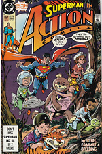 ACTION COMICS #657  SUPERMAN * TOYMAN * LEX LUTHOR   DC  1990  NICE picture