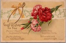 Vintage 1912 Embossed Greetings Postcard 
