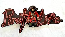 Large PIRATE'S LIFE brand RED Blackbeard Bumper Sticker 9