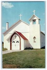 c1950's Entrance to Guadalupe Church Near Grant Michigan MI Postcard picture