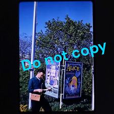 1959 Disneyland Slide Alice in Wonderland Sign Poster Grand Canyon Diorama Vtg picture