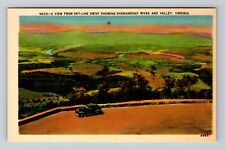 VA-Virginia, Aerial Sky Line Drive, Antique, Vintage Postcard picture