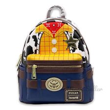 Disney Loungefly Toy Story Woody Western Vegan Leather Mini Backpack New picture
