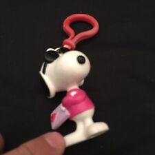 Vintage Peanuts PVC action figure  Snoopy  Joe Cool Valentine keychain  C2 picture