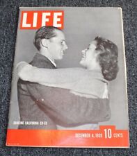 Vintage WWII Era Life Magazine DECEMBER 4, 1939 Dancing California Co-Ed picture