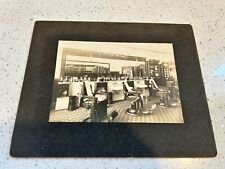 Early 1900's Barber Shop PALACE BATHS Centralia, Washington Mounted Photograph picture