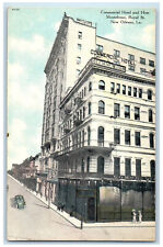 c1910 Commercial Hotel and Hotel Monteleone New Orleans Louisiana LA Postcard picture