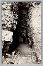 Decorah Iowa IA Ice Cave Real Photo Postcard RPPC 1925-42 picture