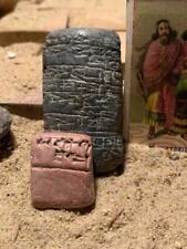 Sumerian Cuneiform tablets - Ancient writing of  Mesopotamia - replica set picture