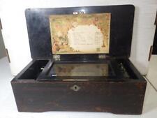 Antique 1800's Swiss MF Marque de Fabrique Music Box AS IS Nice SN 43256 JACOT'S picture
