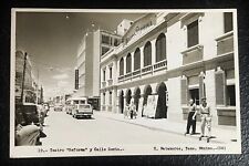 Matamoras Mexico Teatro Reforma Photo Postcard Street 1950s rppc picture