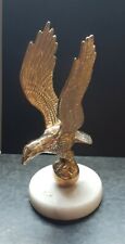 Vintage Brass Eagle With Marble Base picture
