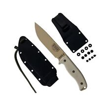 ESEE Knives 6P Fixed Blade Knife w/Molded Polymer Sheath (Dark Earth Blade/Bl... picture
