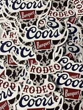 coors banquet Rodeo Cow print Sticker picture