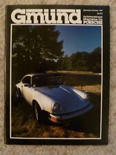 1979 Gmund “Gmünd” Porsche Magazine, No. 1 1st Issue VERY RARE Long Out Of Print picture