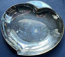 Three Crown Swedish Silver Plate Heart Shaped Candy/Nut/Olive Dish Royal Hickman picture