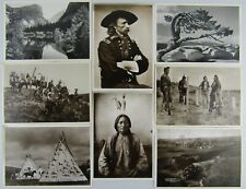 AZUSA Post Card Lot of 8 George Armstrong Custer Sitting Bull Western Americana picture