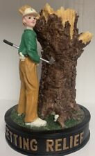 Golf Figure Golf Player “Getting Relief”On Tree 7’ Tall 5’ Wide Suanti Galleries picture