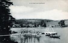 RPPC - Camp Waterfront. Unposted Vintage Postcard picture