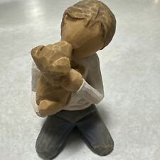 2008 Demdaco Willow Tree Susan Lordi Figurine - Kindness - Young Boy With Dog picture