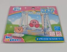 Ensky Kirby Moving Acrylic Scarfy Swing Diorama Set NEW picture