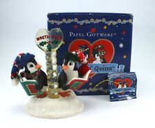 Papel Giftware Penni ‘n’ Quinn Figurine OUR FIRST NOEL North Pole 86990 - 1999 picture