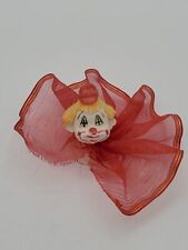 Vintage Norleans Small Clown Head Figurine on Base 2