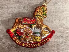 New Pottery Barn Rocking Horse Ornament picture