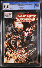GHOST RIDER/WOLVERINE: WEAPONS OF VENGENANCE OMEGA#1 CGC 9.8 CLAYTON CRAIN COVER picture
