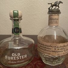 1 Old Forester Birthday Bourbon & 1 Blanton’s Single Barrel with Top Letter “T” picture