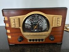 Old Antique Wood ZENITH Vintage Art Deco Radio RESTORED CABINET W/BLUETOOTH picture