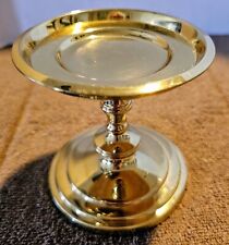 Partylite Brass Falmouth Pillar Candle Holder 3.5