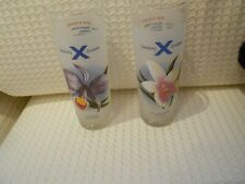 TWO CELEBRITY X CRUISES FROSTED GLASSES-CATTLEYA & PHALAENOPSIS-EXCELLENT picture