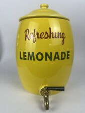 Vintage Two’s Company Refreshing  Lemonade Ceramic Dispenser 14