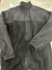 USGI Navy NWU Parka Liner Black Fleece Jacket Small Long S/L picture