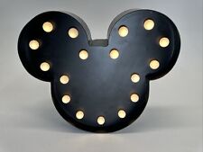 Disney Mickey Mouse LED Marquee Light New Kohls Retired Disney Jumping Beans 9X9 picture