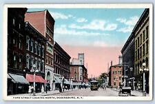 Ogdensburg New York NY Postcard Ford Street Looking North Business Section c1910 picture