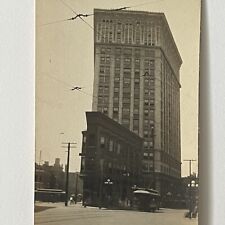 Antique Snapshot Photograph Chandler Building Atlanta GA History Street View picture