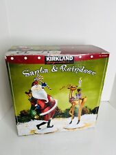 Kirkland Signature Santa and Reindeer 895816 Décor Figures Christmas Ships Today picture