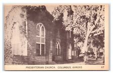 Postcard Presbyterian Church, Columbus KS Kansas D129 picture