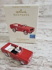 2006 Hallmark Keepsake Ornament 1964 1/2 Ford Mustang Kiddie Car Classics NIB picture