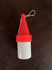 Floating Key Chain Buoy Boat Bobber Nautical Marine Red And White picture