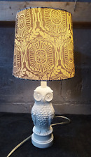 Portable Luminaire White Owl Electric Table Lamp picture