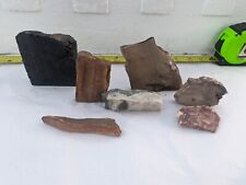 Assorted Rock, Petrified Wood, Mahogany Obsidian, Variety Lot Rough & picture