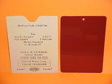 1978 GM CHEVROLET CHEVY BUICK OLDSMOBILE OLDS PONTIAC 4x6 OEM PAINT CHIP CODE 67 picture
