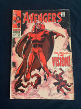 The Avengers #57 Marvel 1968 1st Appearace Vision RARE Ungraded picture