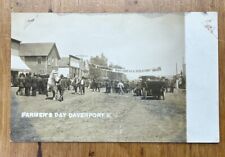 Farmers Day Davenport North Dakota RPPC 1911 picture